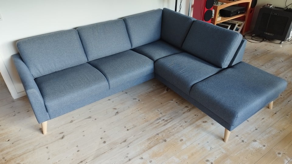 Hjørnesofa, bomuld, 4 pers.