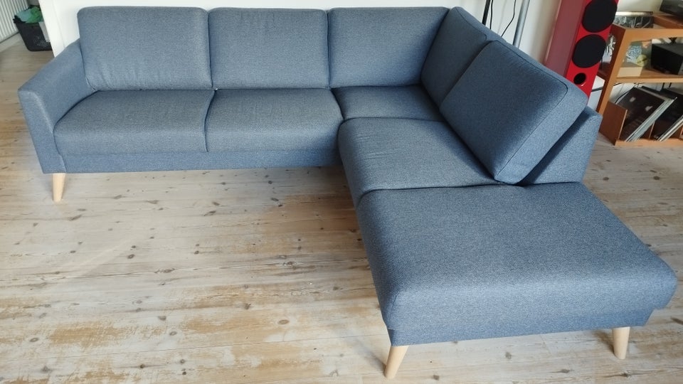 Hjørnesofa, bomuld, 4 pers.