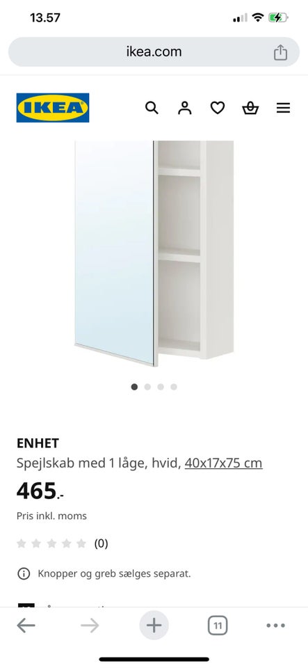 Hængeskab Enhet Ikea spejl skabe