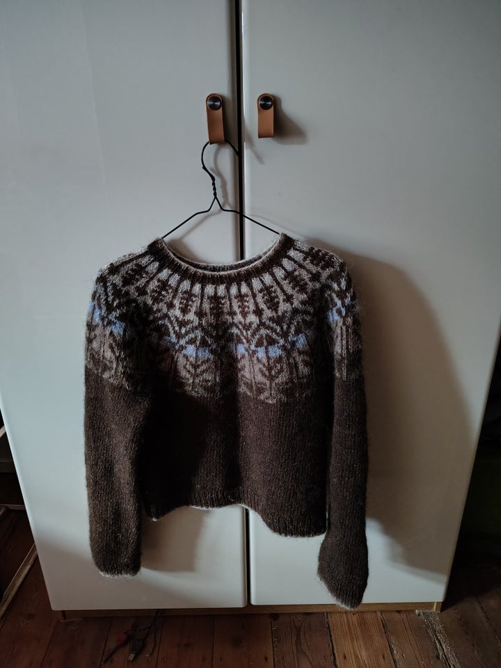 Sweater Islandsk håndstrik str