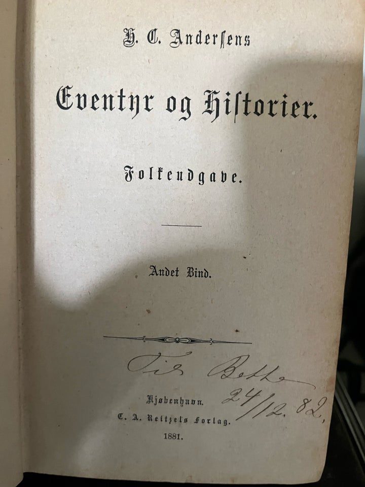 H.C. Andersens samlede eventyr fra