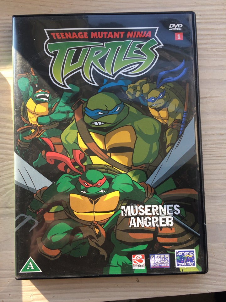 Ninja Turtles, DVD, tegnefilm