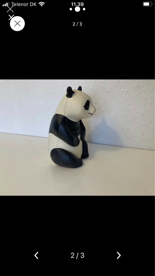 Ældre panda figur pandabjørn