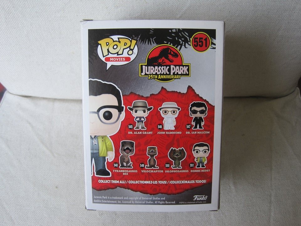 Funko Pop #551 Dennis Nedry