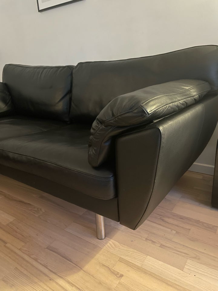 Sofa, læder, 2 pers.