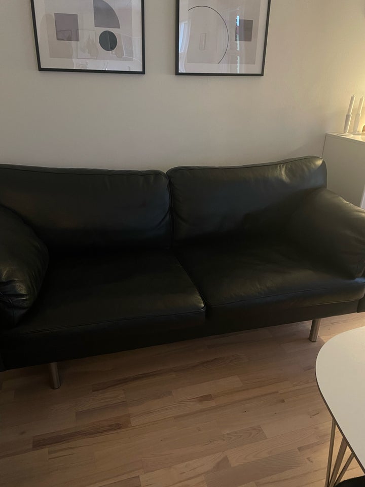 Sofa, læder, 2 pers.