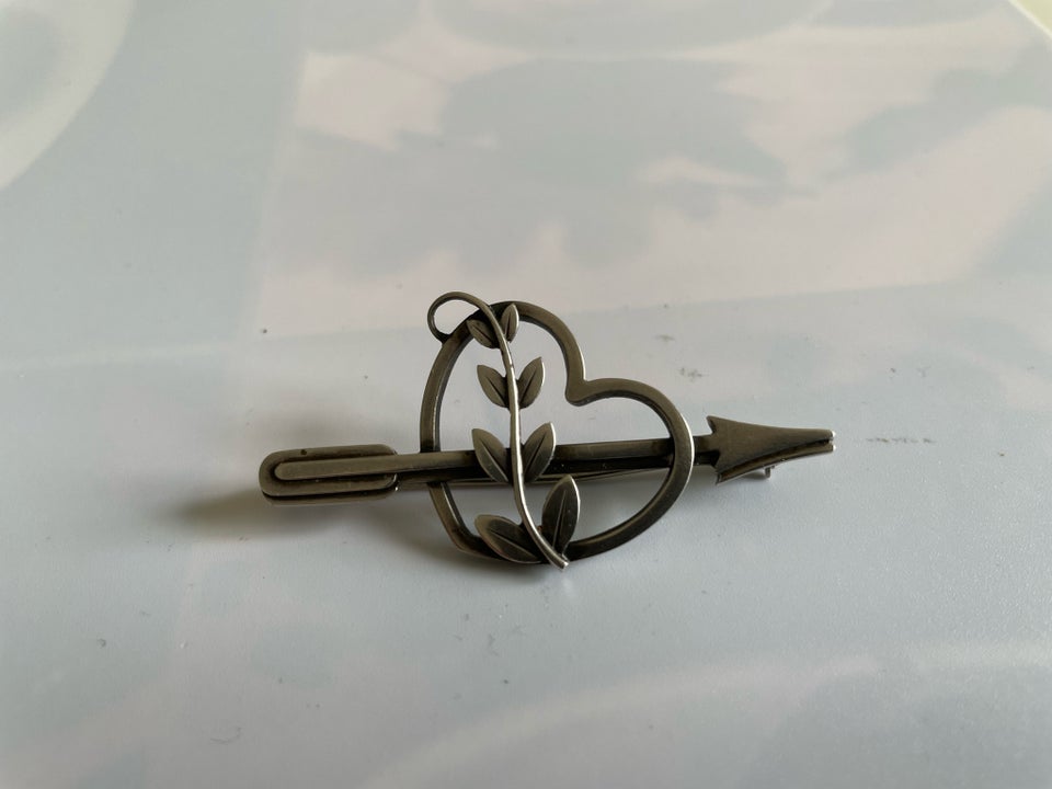 Broche, sølv, Georg Jensen