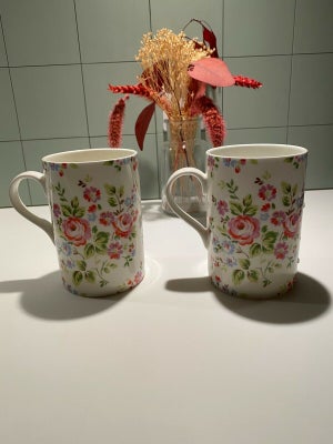 Porcelæn 2 x kopper Cath Kidstin -