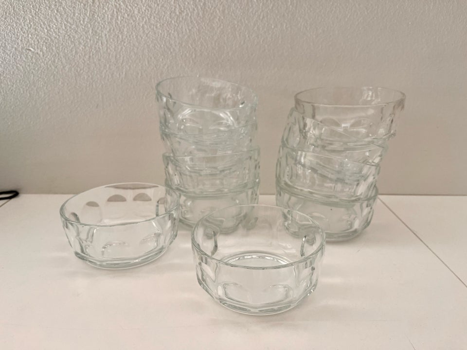 Glas 10 fine retro skåle