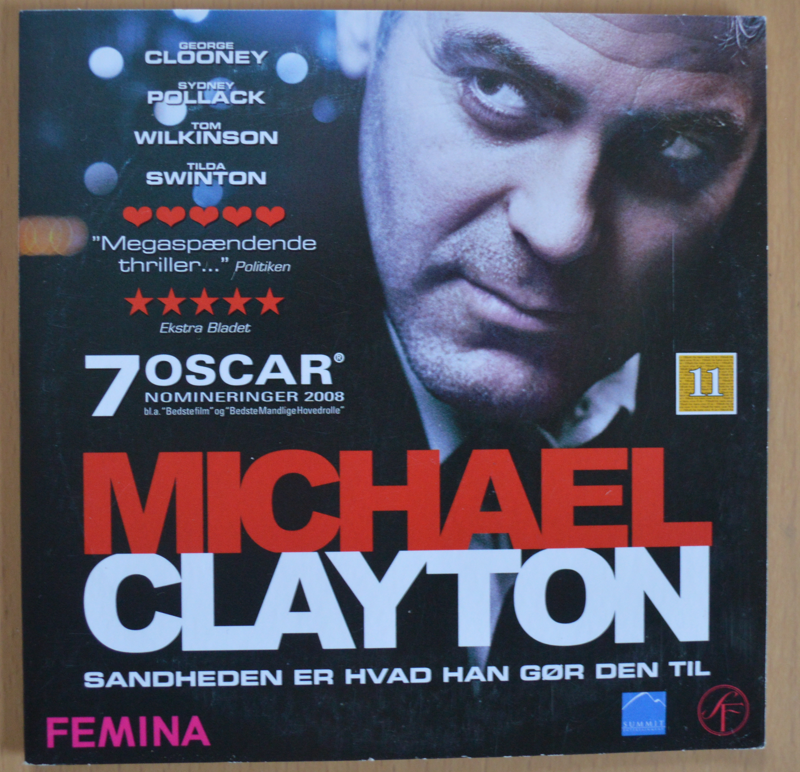 Michael clayton, DVD, drama