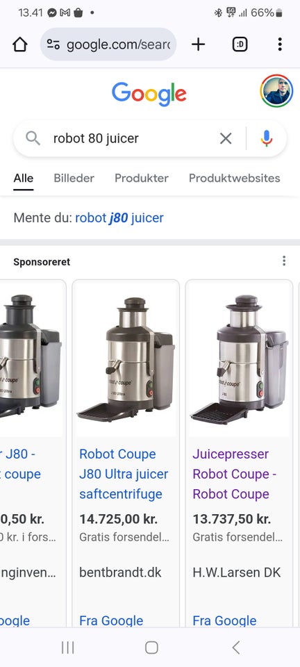 Juicer Robot Coupe J80 ultra