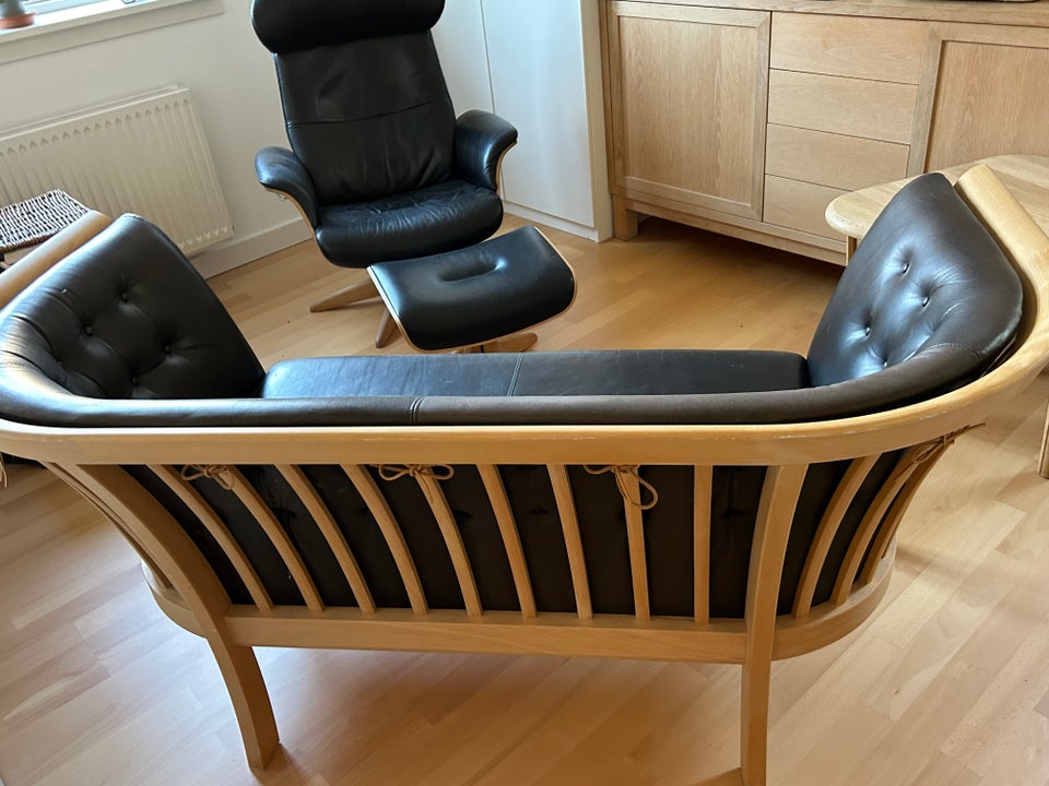 Sofa læder 3 pers