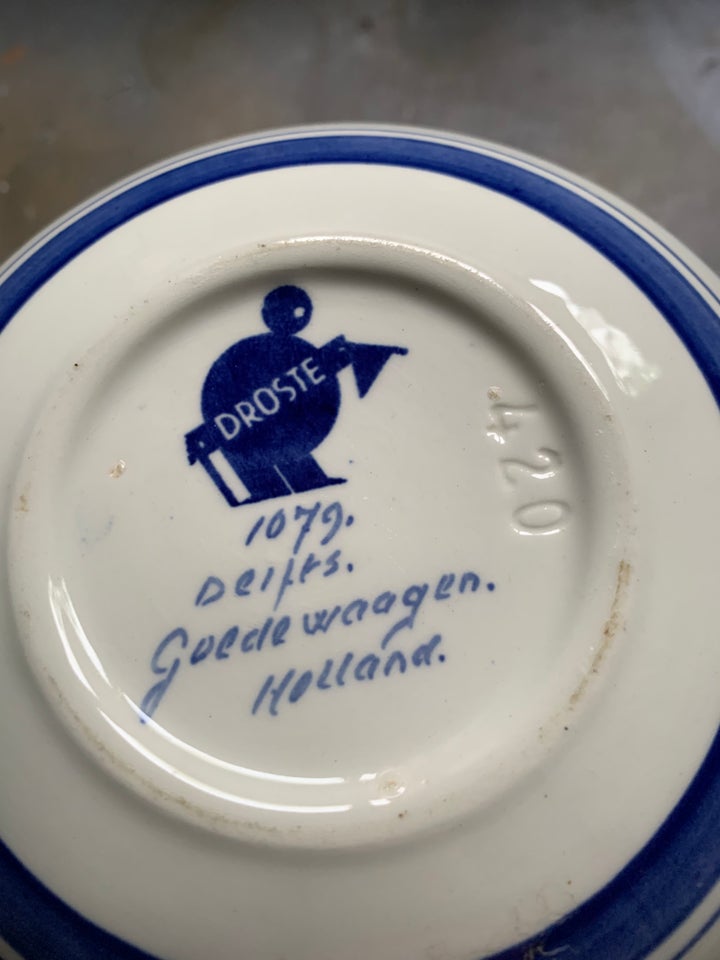 Porcelæn, Krukke m/ låg, Hollands