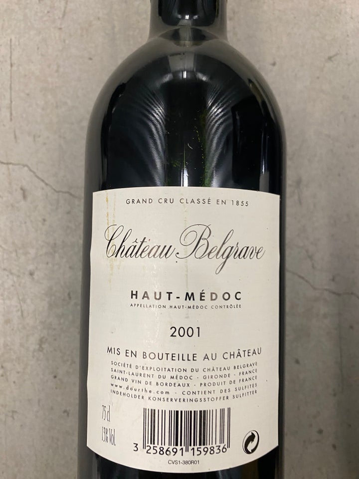 Vin, Chateaux Belgrave, 5. Cru