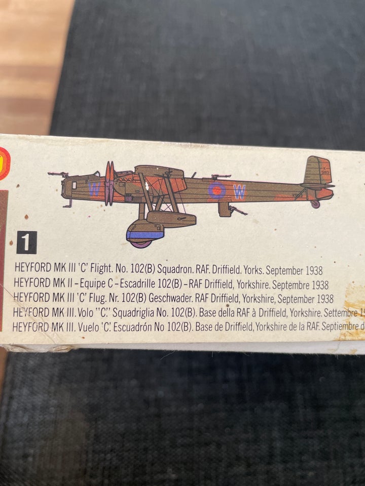 Byggesæt, Matchbox Handley Page