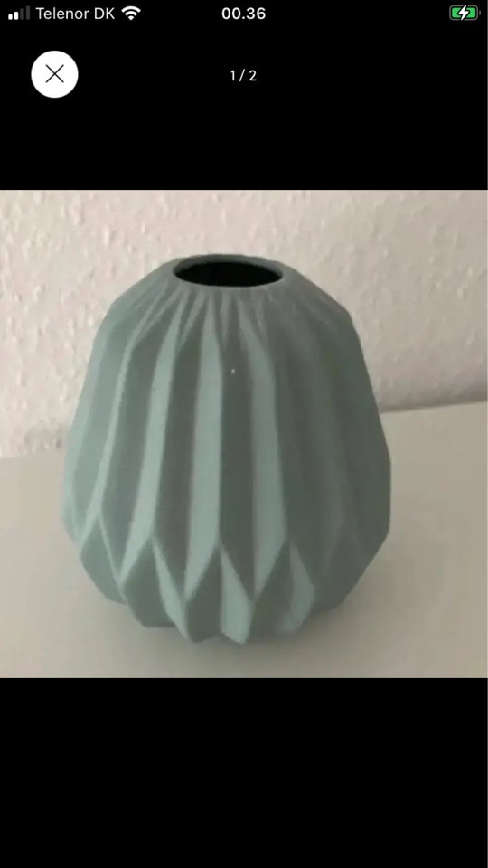 Vase Vase i plisse design