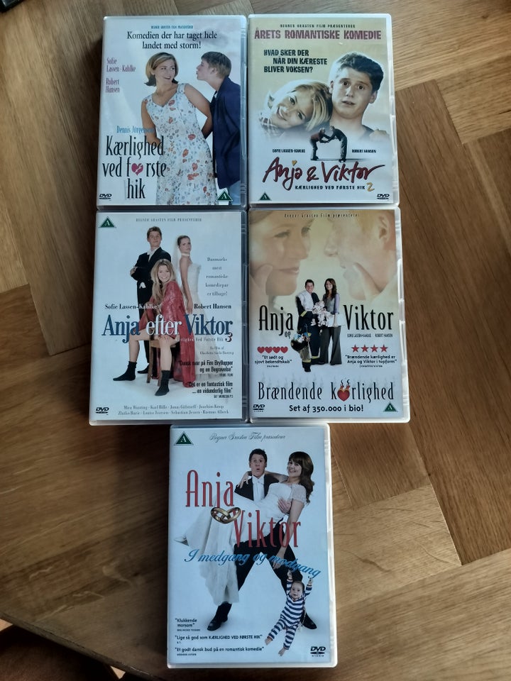 Anja og Viktor 1-5, DVD, romantik