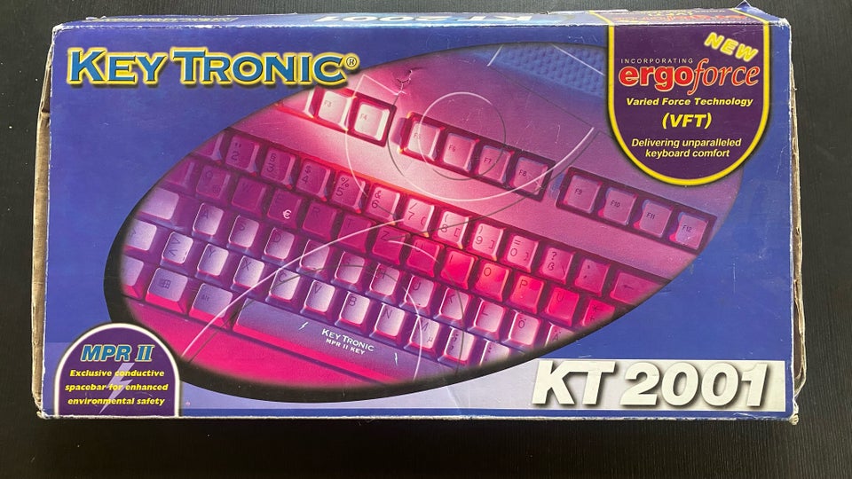 Tastatur Key Tronic KT2001 PS2 Dk