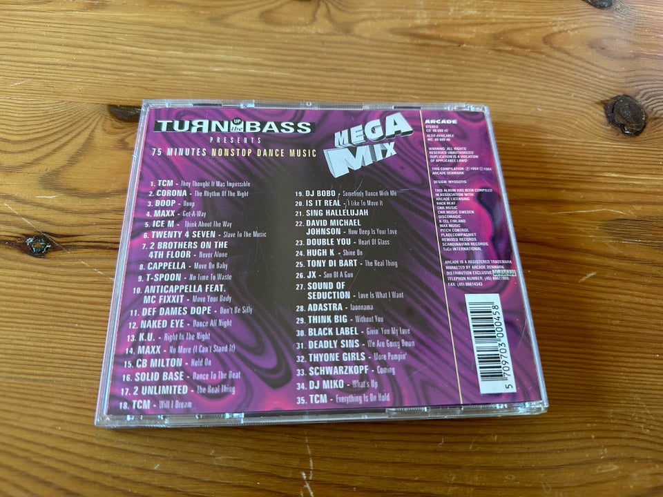 Various: Turn up the bass megamix