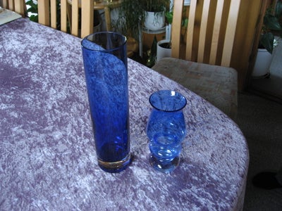 Glas Blå vaser