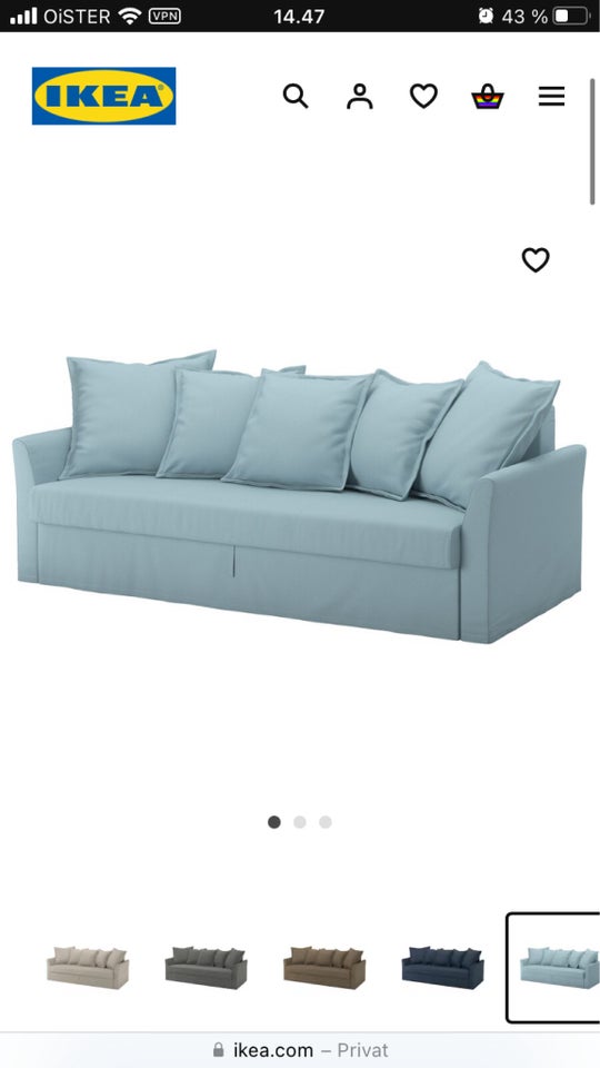 Sovesofa Ikea holmsund