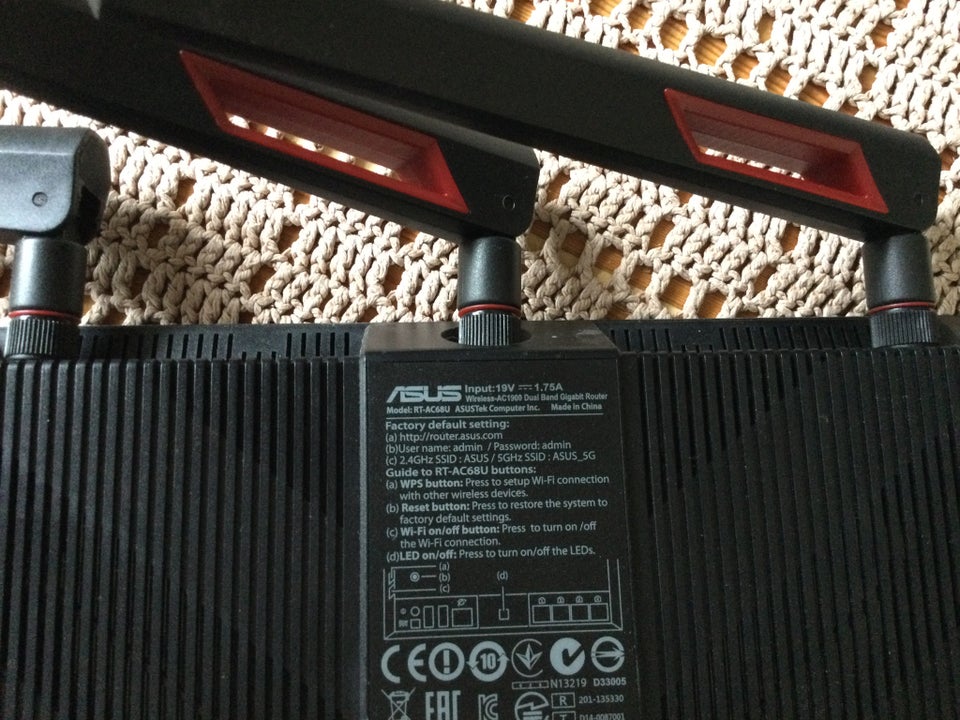 Router, wireless, Asus RT - AC 68 U