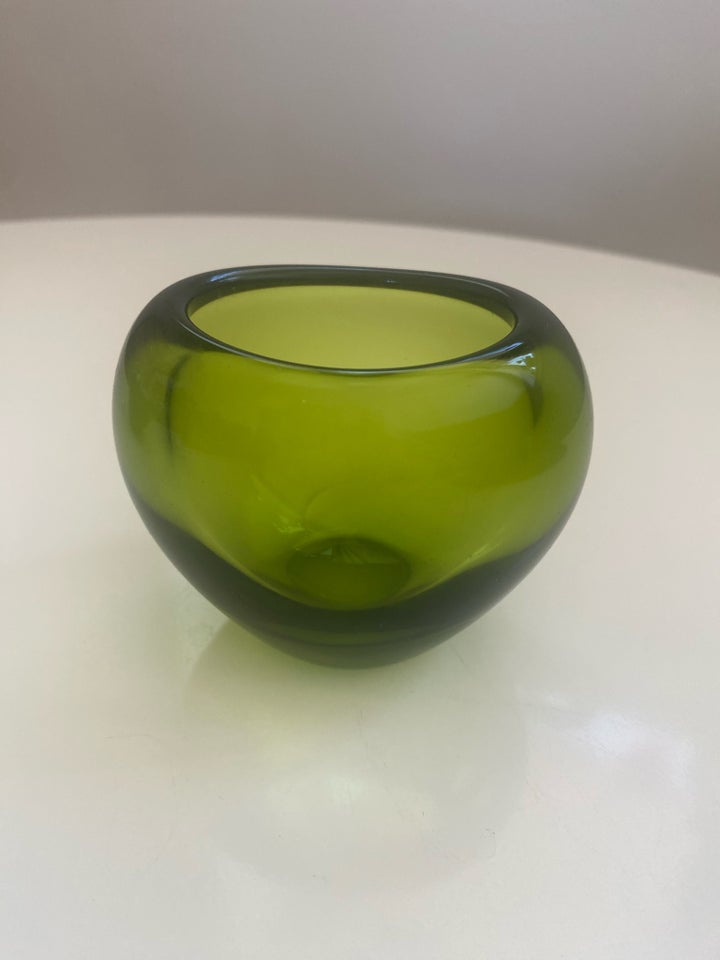 Glas Hjerte vase  Holmegaard