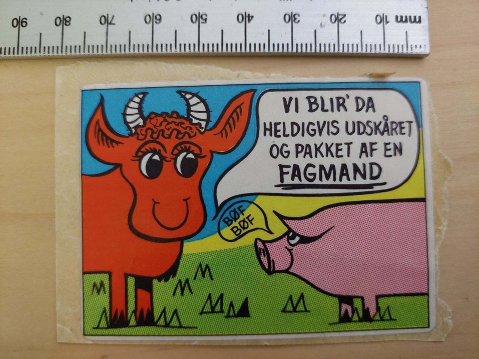 Klistermærker, Fagmand