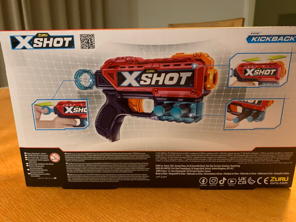 Våben X-shot kickback blaster