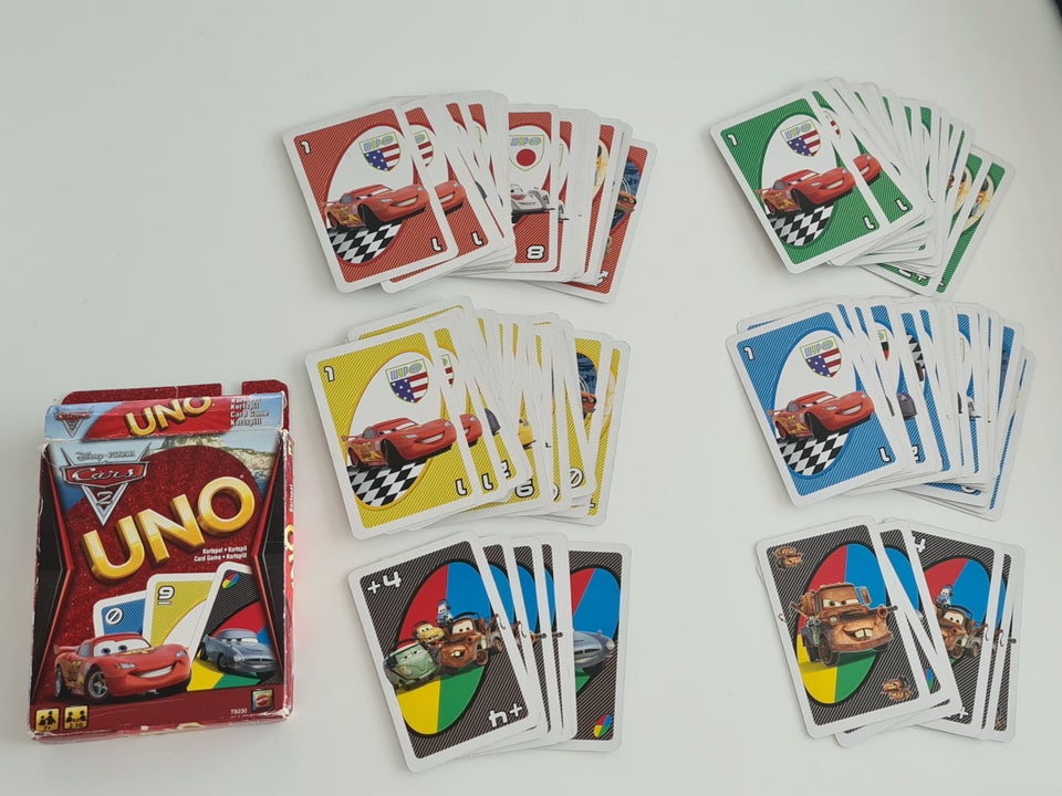 Uno - Cars, Børne- og familiespil,