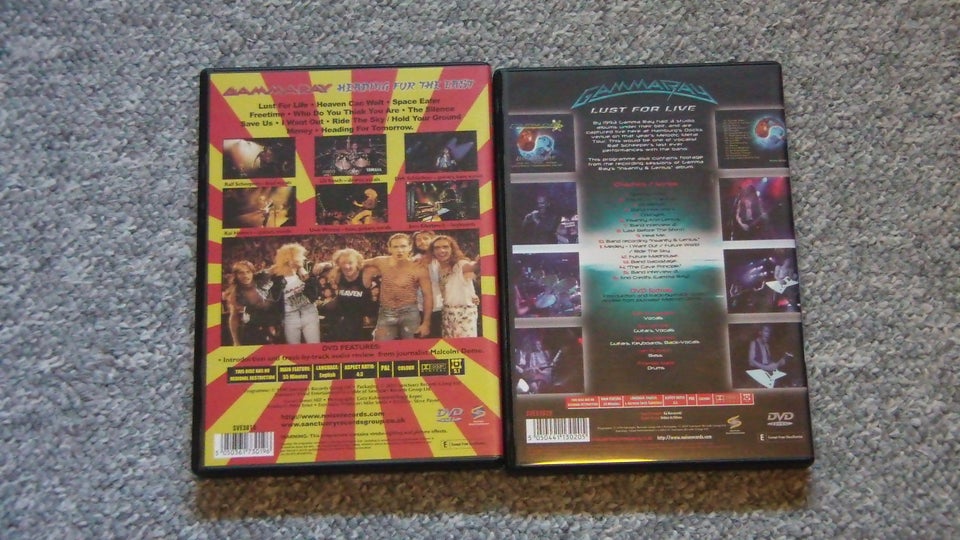 Gamma Ray, DVD, andet