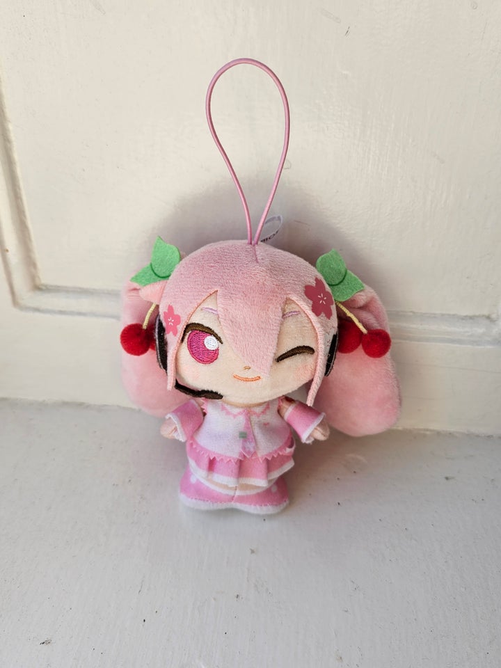 Sakura Miku bamse nøglering