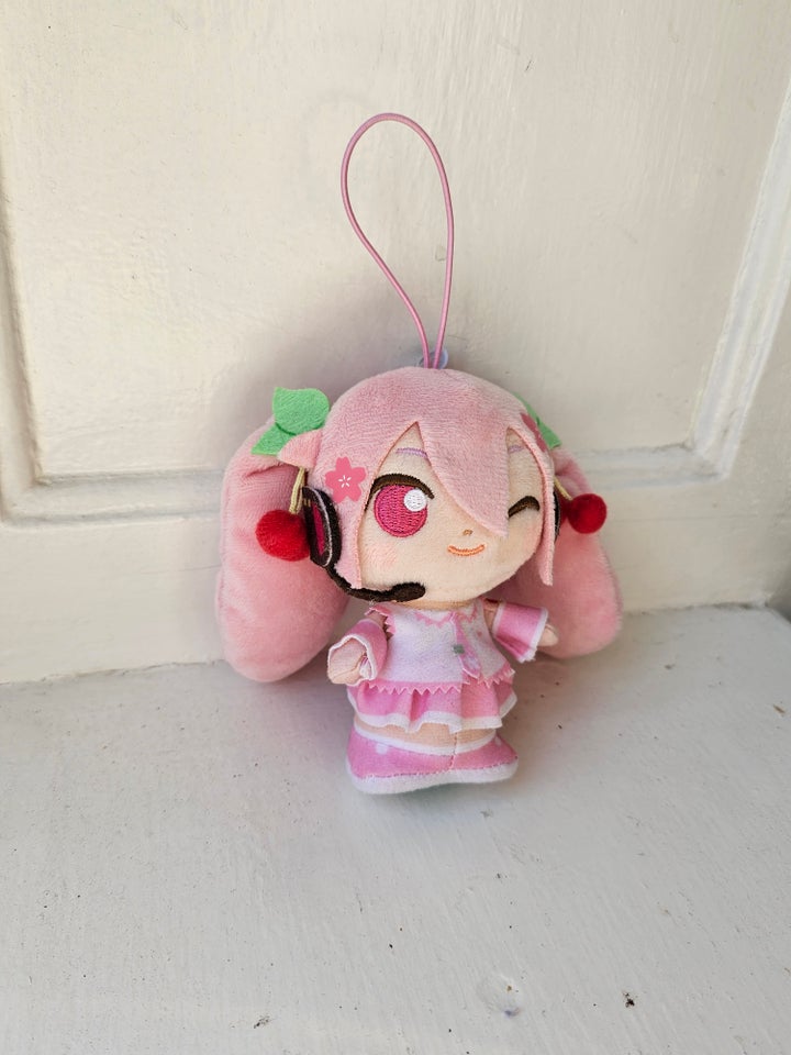 Sakura Miku bamse nøglering