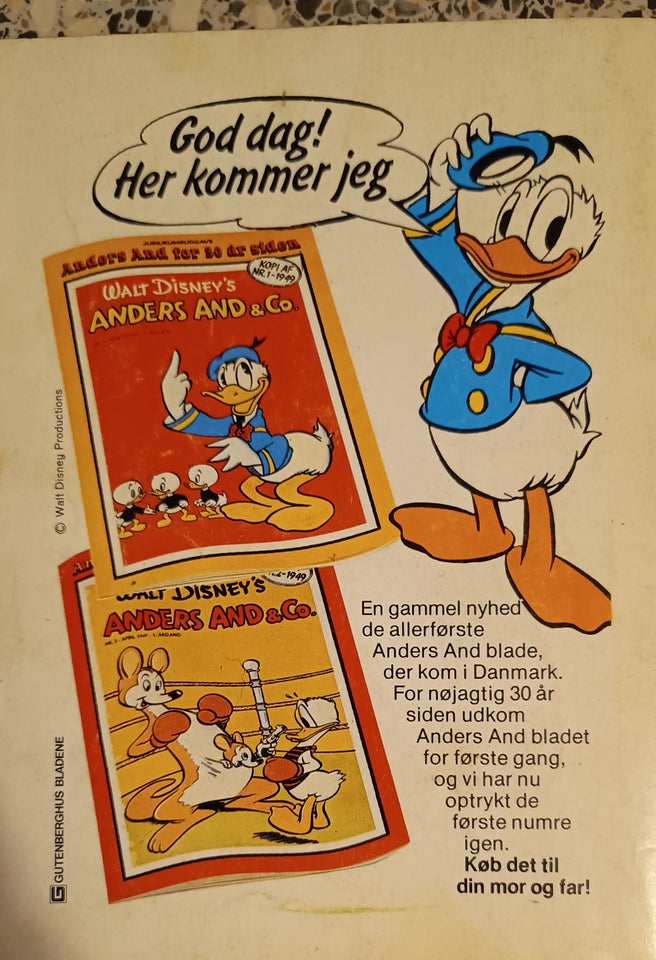 BØGER OG BLADE, WALT DISNEY