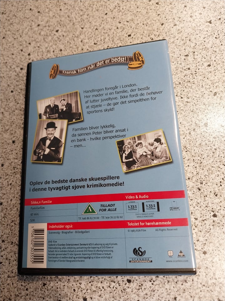 Sikken Familie, DVD, familiefilm