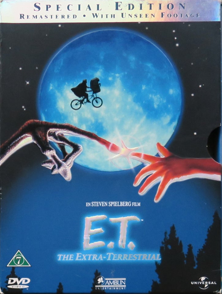 E. T. The Extra-Terrestrial, DVD,