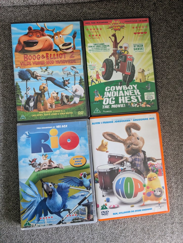 Børnefilm / familiefilm på dvd,