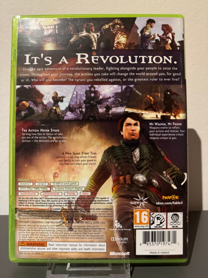 Fable III, Xbox 360, anden genre