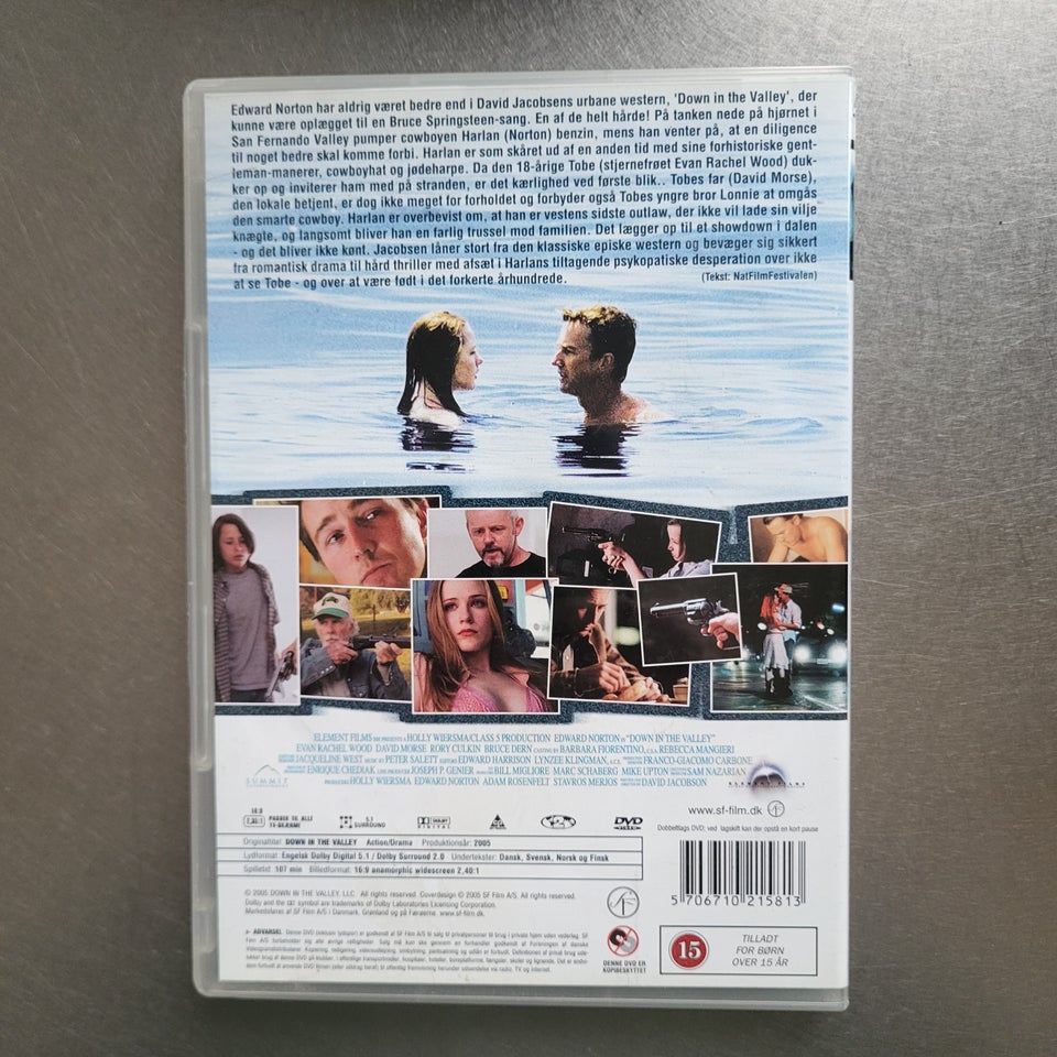 Down in the valley, DVD, action