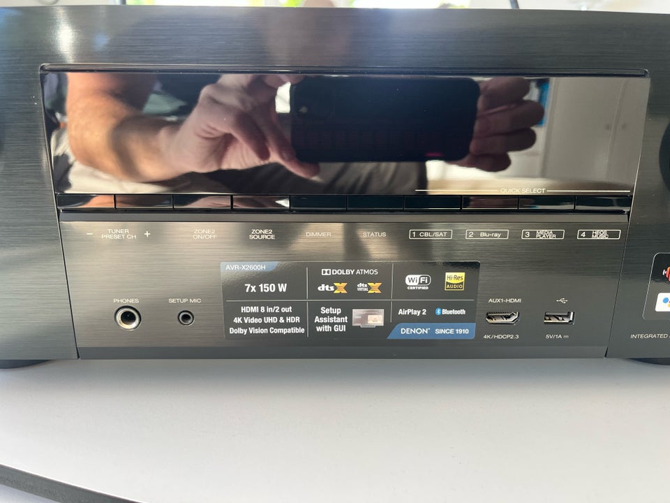 Receiver, Denon, AVR-X2600H