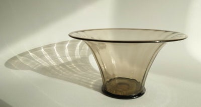 Glas Høj Skål /vase  Viol