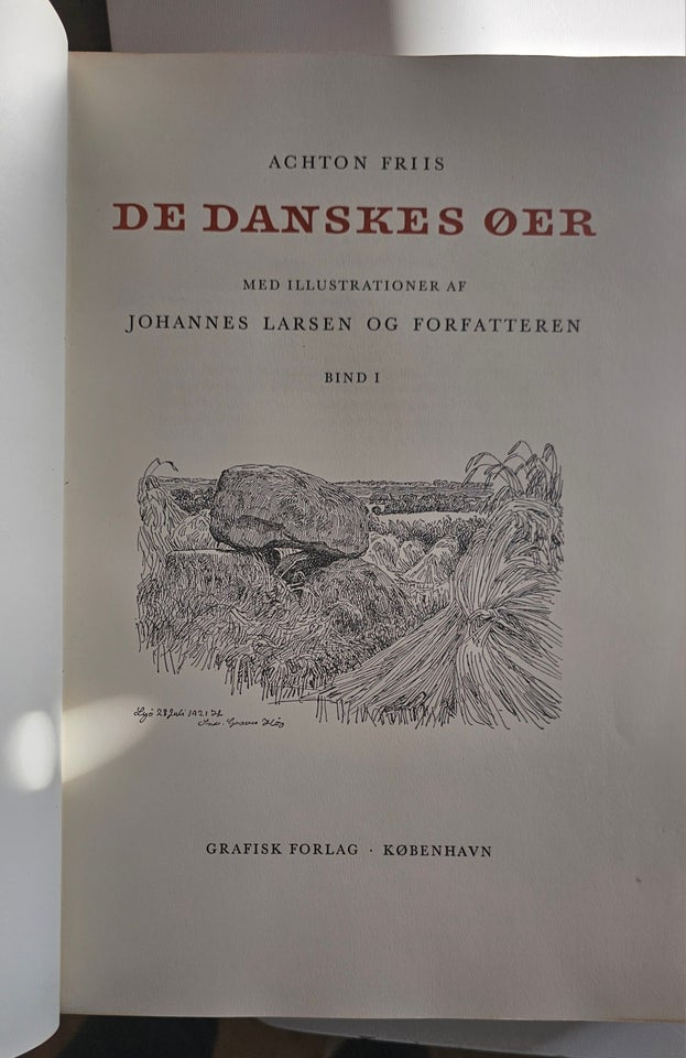 De danske Øer Bind 1-3, Achton