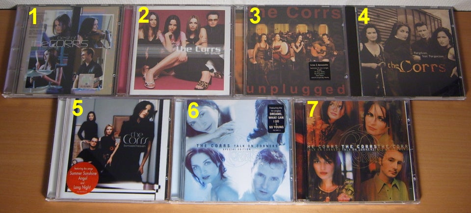 The Corrs: 7 Titler, pop