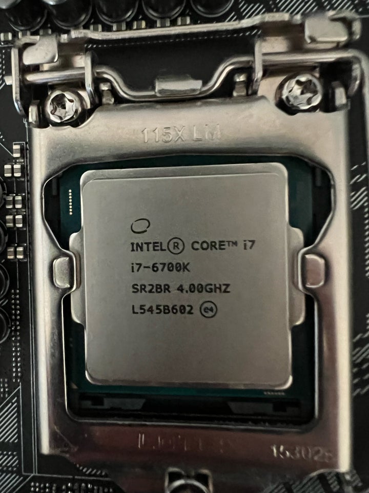 Bundkort og CPU, Intel, I7 6700k