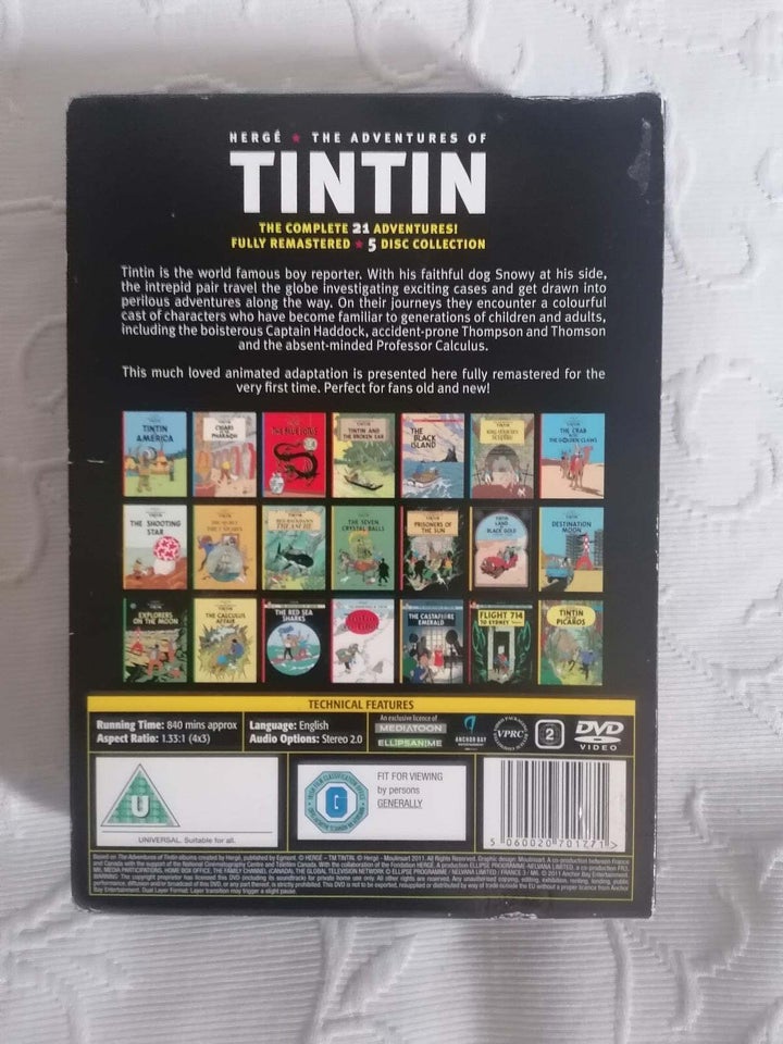 Tintin - 21 historier, instruktør