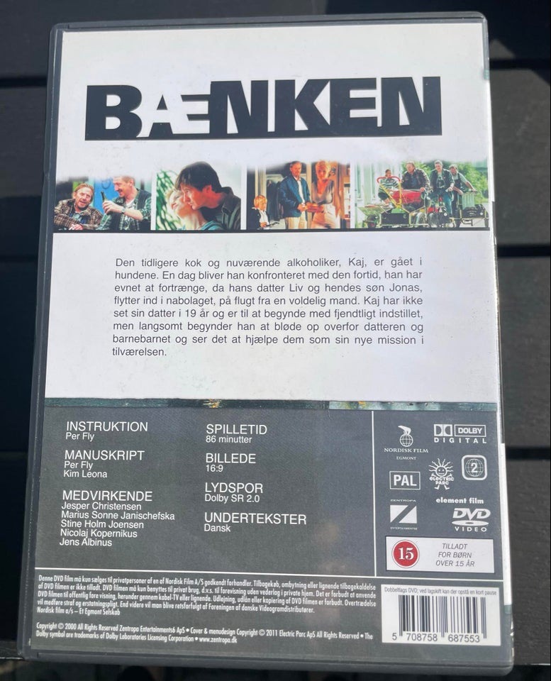 Bænken DVD drama