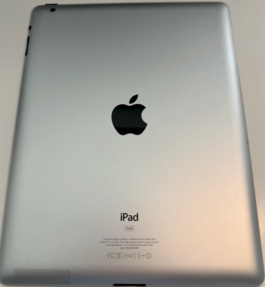 iPad 2, 16 GB, hvid