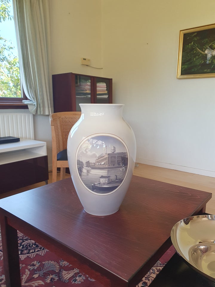 Porcelæn Stor Vase 32 cm høj Royal