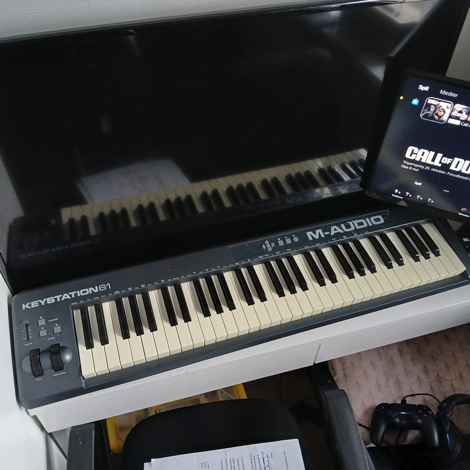 Midi keyboard, M-Audio Keystation