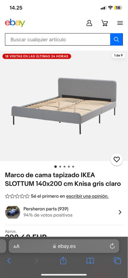 Seng 160x200, Ikea